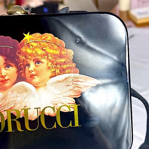VINTAGE Fiorucci Box Bag with Crossbody Strap - Picture 9 of 11